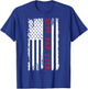 US Flag Best Pap Ever Father's Day Daddy Grandpa Vintage T-Shirt - T-Shirt | Royal