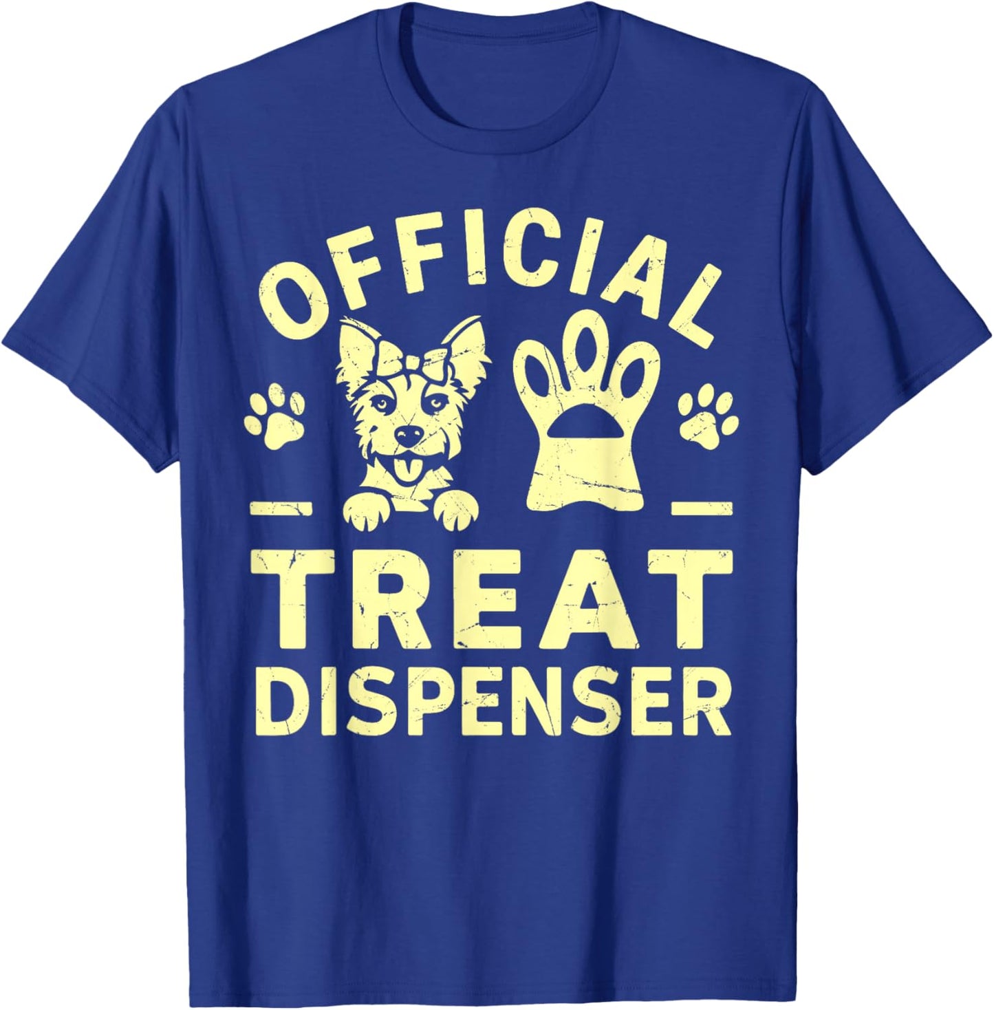 Official Treat Dispenser Dog Grandma T-Shirt - T-Shirt | Royal