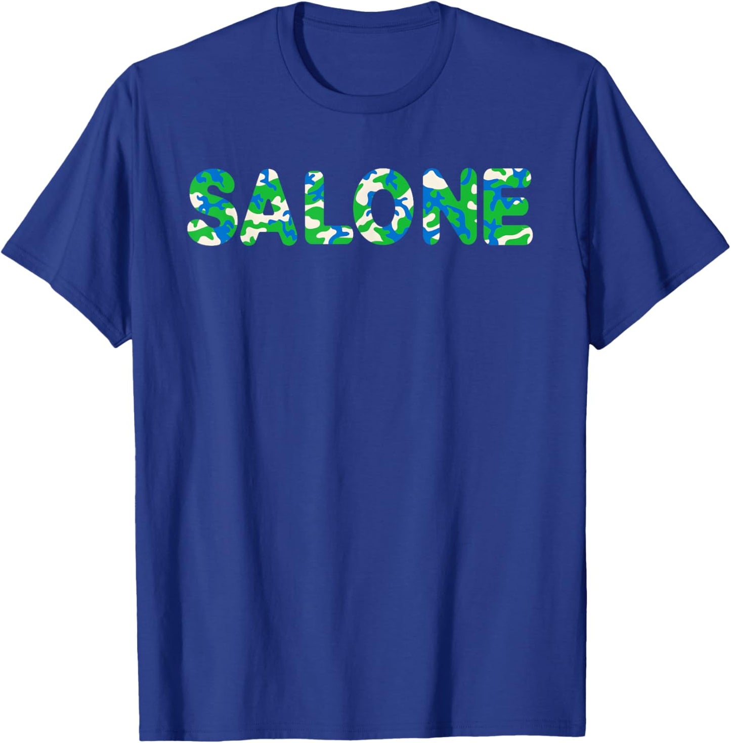Salone Sierra Leone Flag Camo Unity Freedom Justice T-Shirt - T-Shirt | Royal