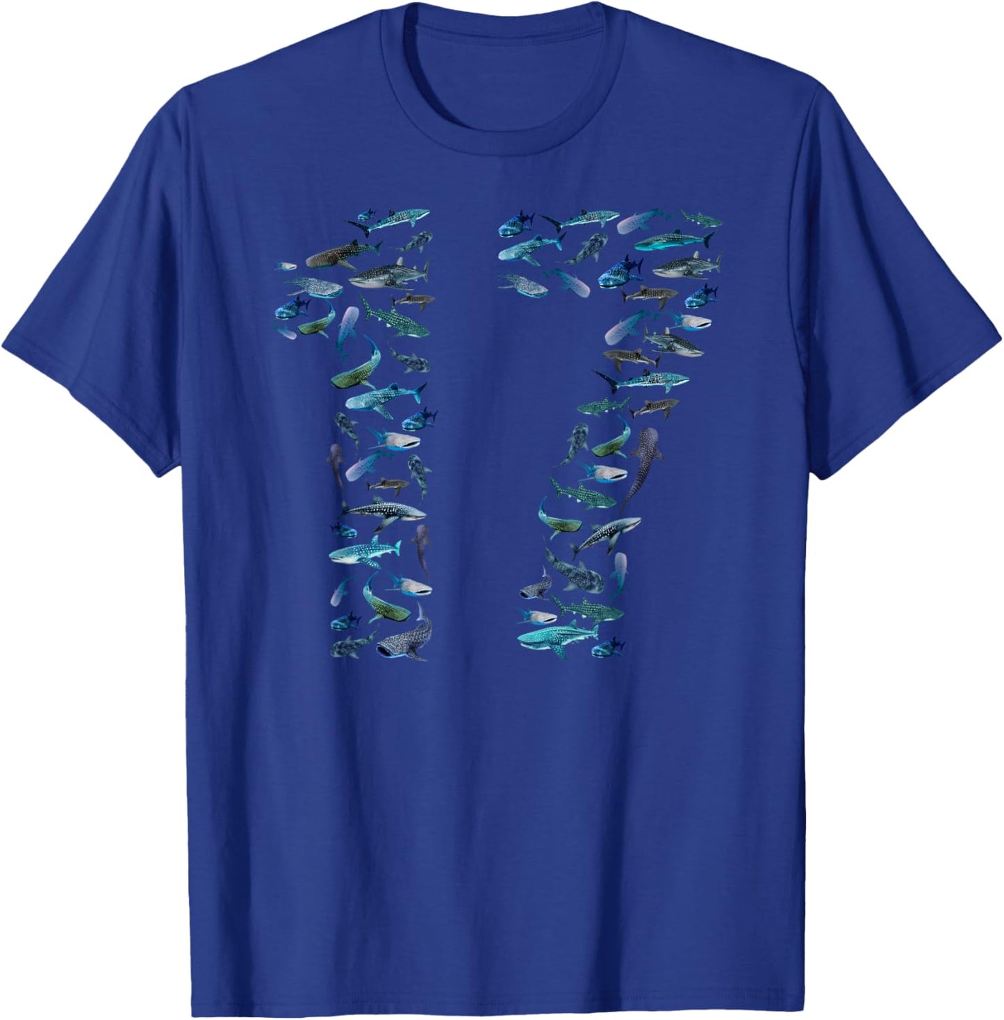 17th Birthday Boy & Girl Seventeen-Year-Old Fish Whale Shark T-Shirt - T-Shirt | Royal
