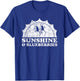 Sunshine and Blueberries Retro Vintage Sun Blueberry Men Women Kids T-Shirt - T-Shirt | Royal