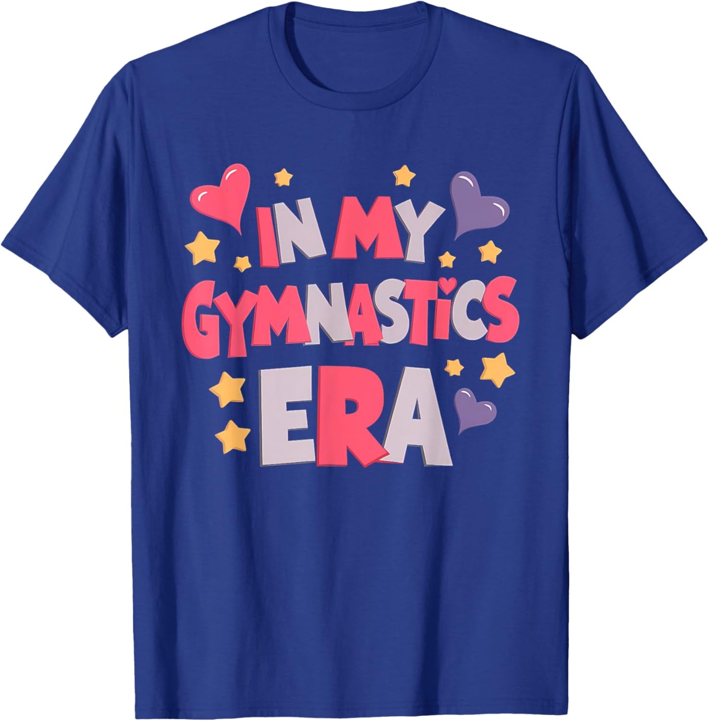 Funny Sports in My Gymnastics Era Gymnast | Girls & T-Shirt - T-Shirt | Royal