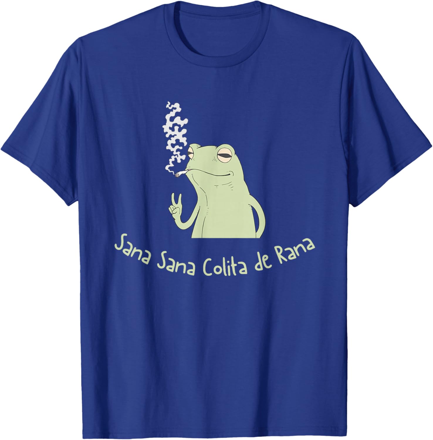 Funny Sana Sana Colita de Rana Frog Chill T-Shirt - T-Shirt | Royal