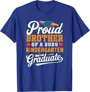 Proud Brother Of A 2026 Kindergarten Graduate Family Kids T-Shirt - T-Shirt | Royal