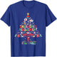 Retro Emergency Department Christmas Tree ER Crew Nurse Xmas T-Shirt - T-Shirt | Royal