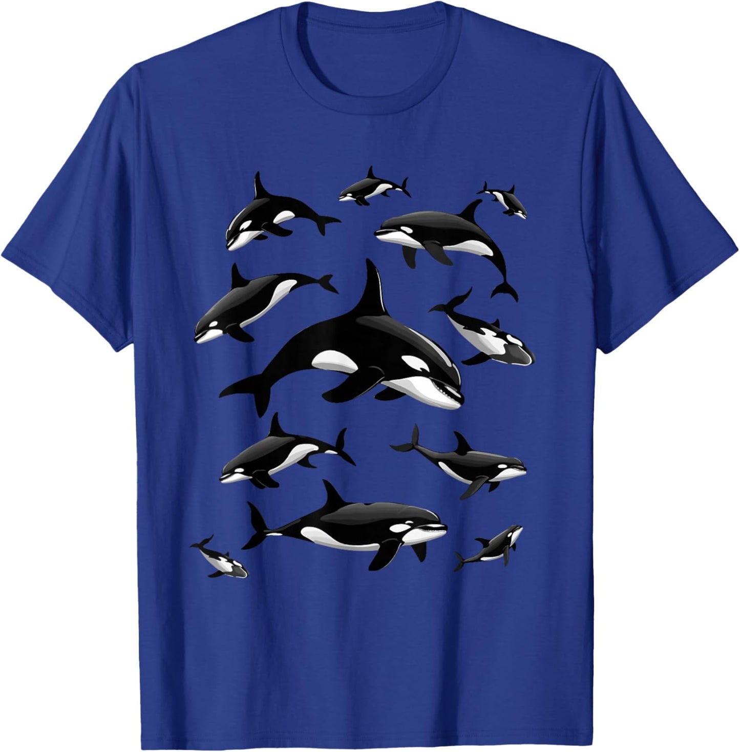 Cool Orca Art Women Kids Killer Whale Orca Lover T-Shirt - T-Shirt | Royal