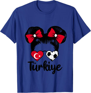 Drapeau Turquie Türkiye Fan de Filles Turques T-Shirt - T-Shirt | Royal