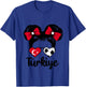 Drapeau Turquie Türkiye Fan de Filles Turques T-Shirt - T-Shirt | Royal
