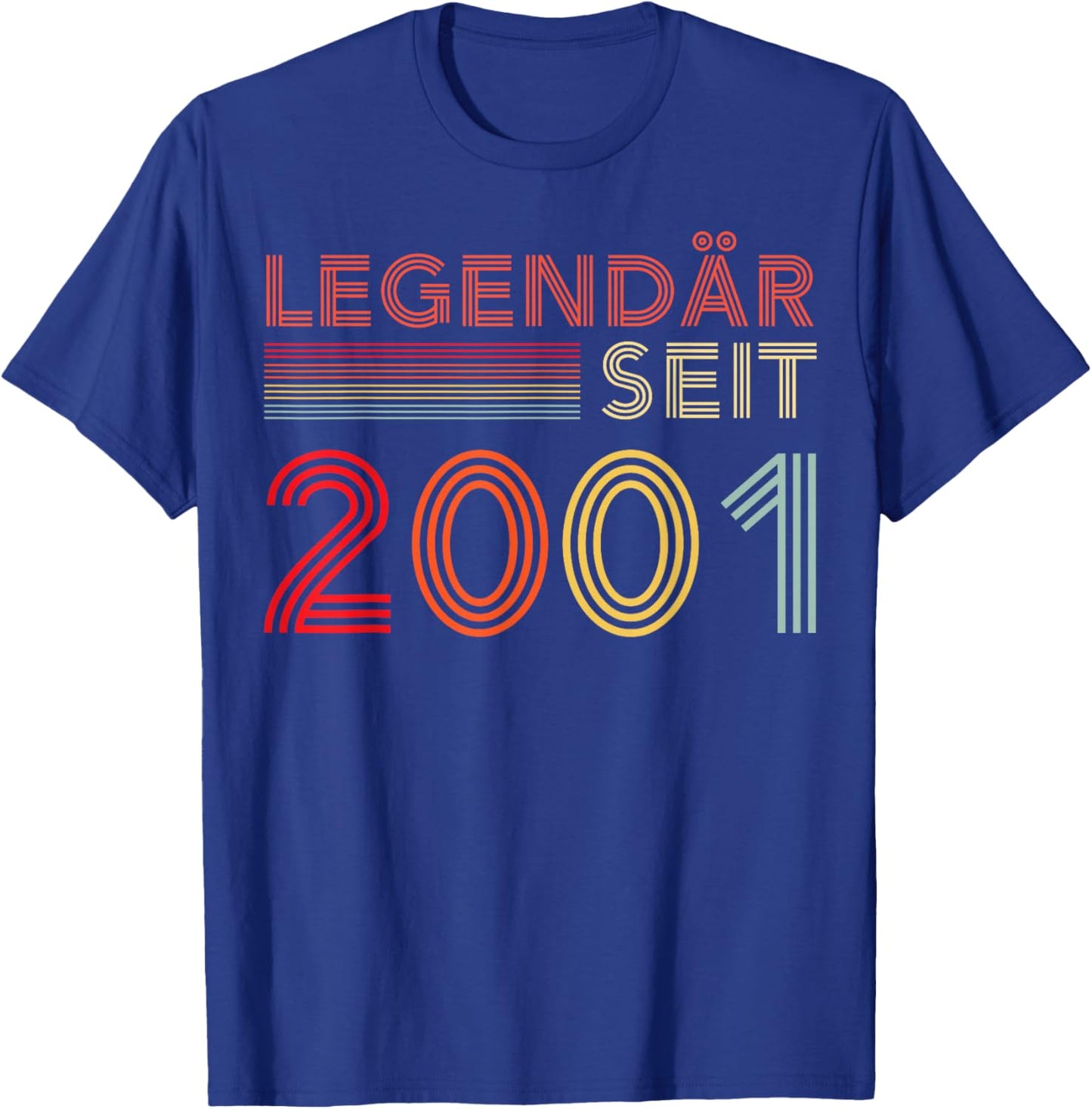 2001 Birthday Man 25th Decoration Funny 25s 25th Birthday T-Shirt - T-Shirt | Royal