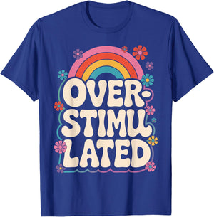 Neurodivergent überstimuliert T-Shirt - T-Shirt | Royal