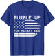 Purple Up For Military Kids Adult Shirt Military Child Month T-Shirt - T-Shirt | Royal