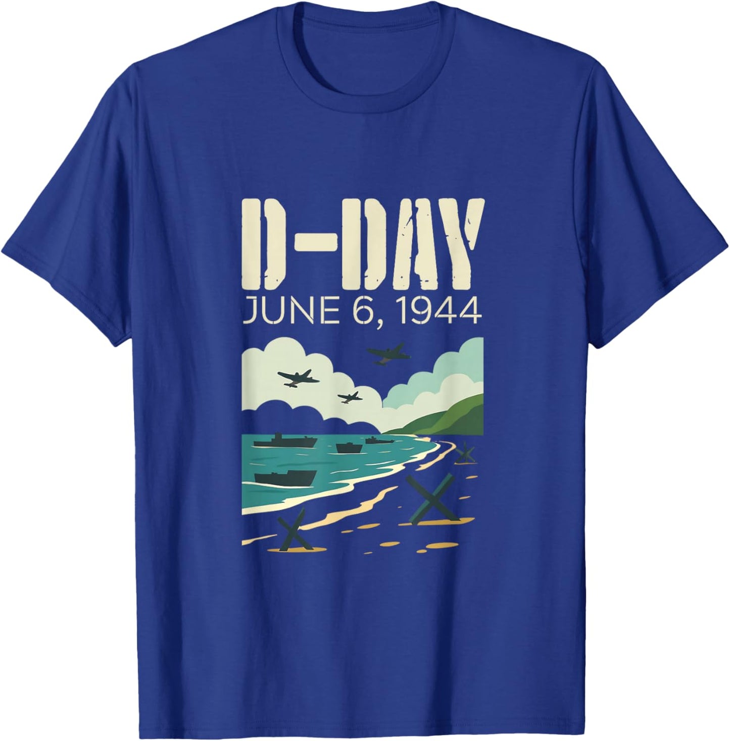 Jour J |6 Juin 1944 | Édition commémorative | Débarquements en Normandie T-Shirt - T-Shirt | Royal