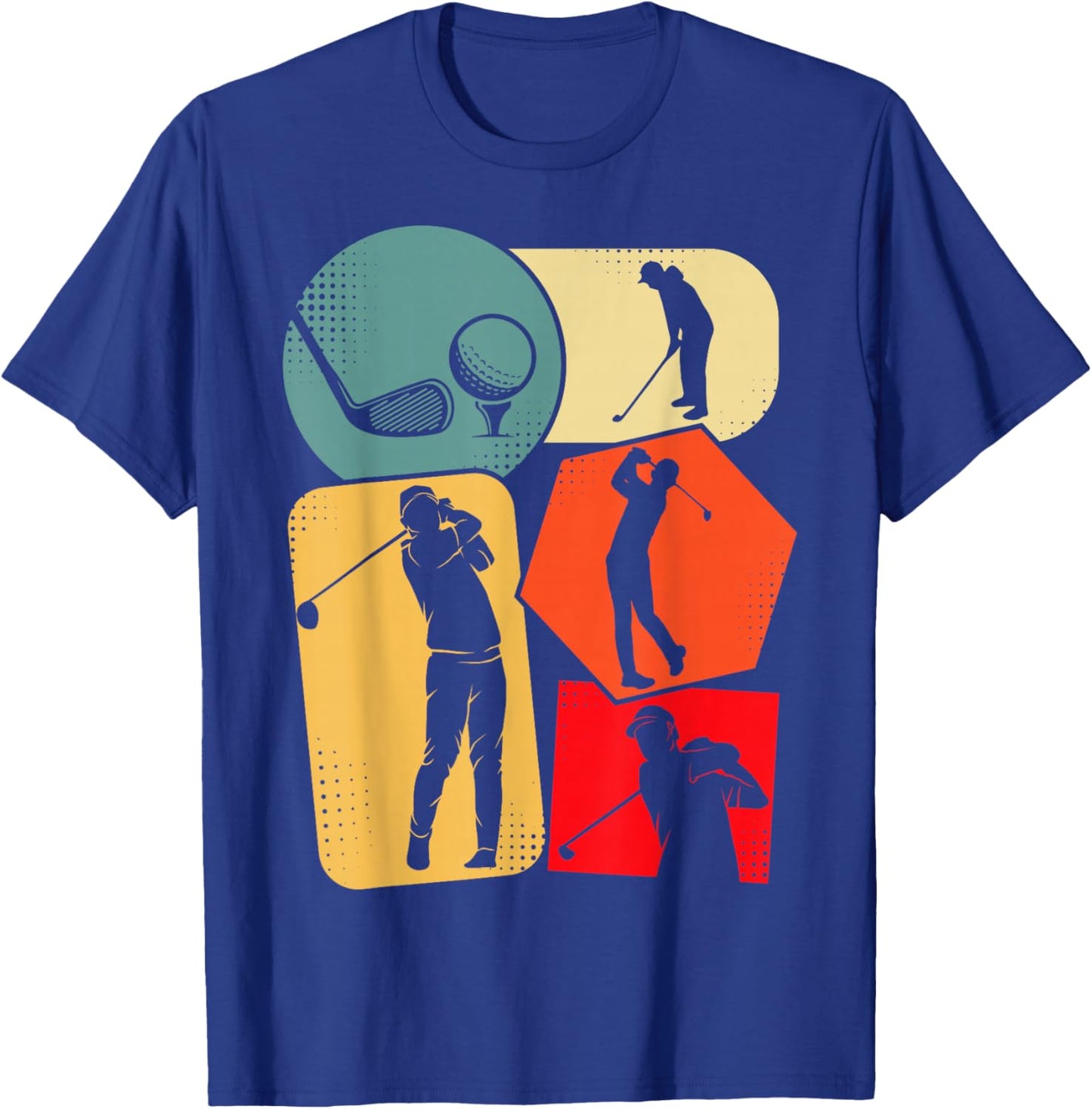 Golf Golfer Kids Boys Men Golfing T-Shirt - T-Shirt | Royal