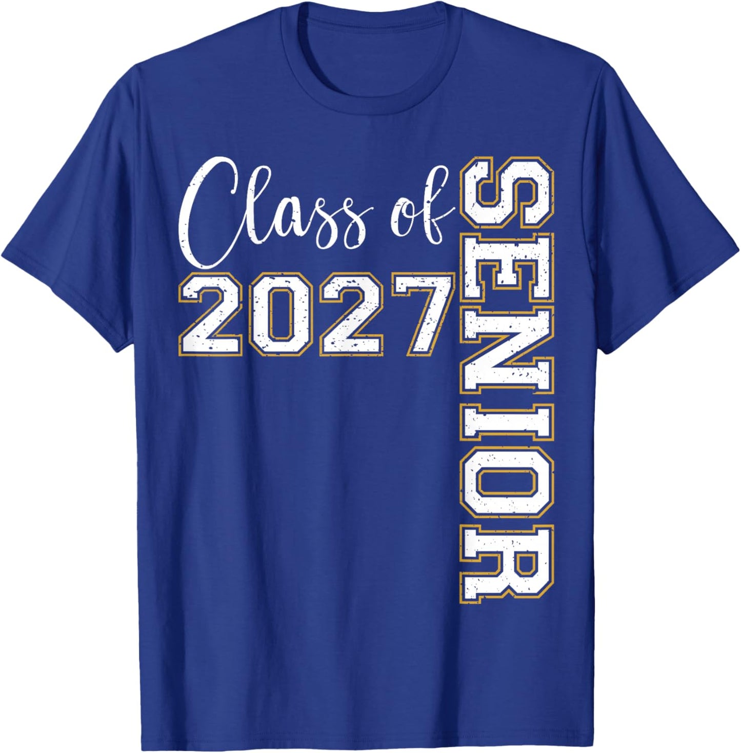 Class of 2027 Senior Funny Graduation T-Shirt - T-Shirt | Royal