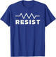 Resistor Symbol Resist Funny Electrical Engineering T-Shirt - T-Shirt | Royal