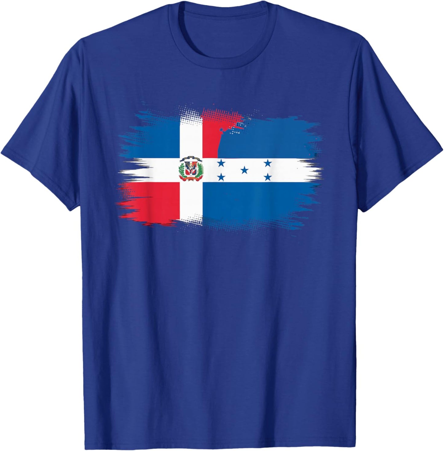 Half Dominican Half Honduran Dominican Republic Honduras T-Shirt - T-Shirt | Royal