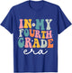 In My Fourth Grade Era Kids Back To School 4th Grade Teacher T-Shirt - T-Shirt | Royal