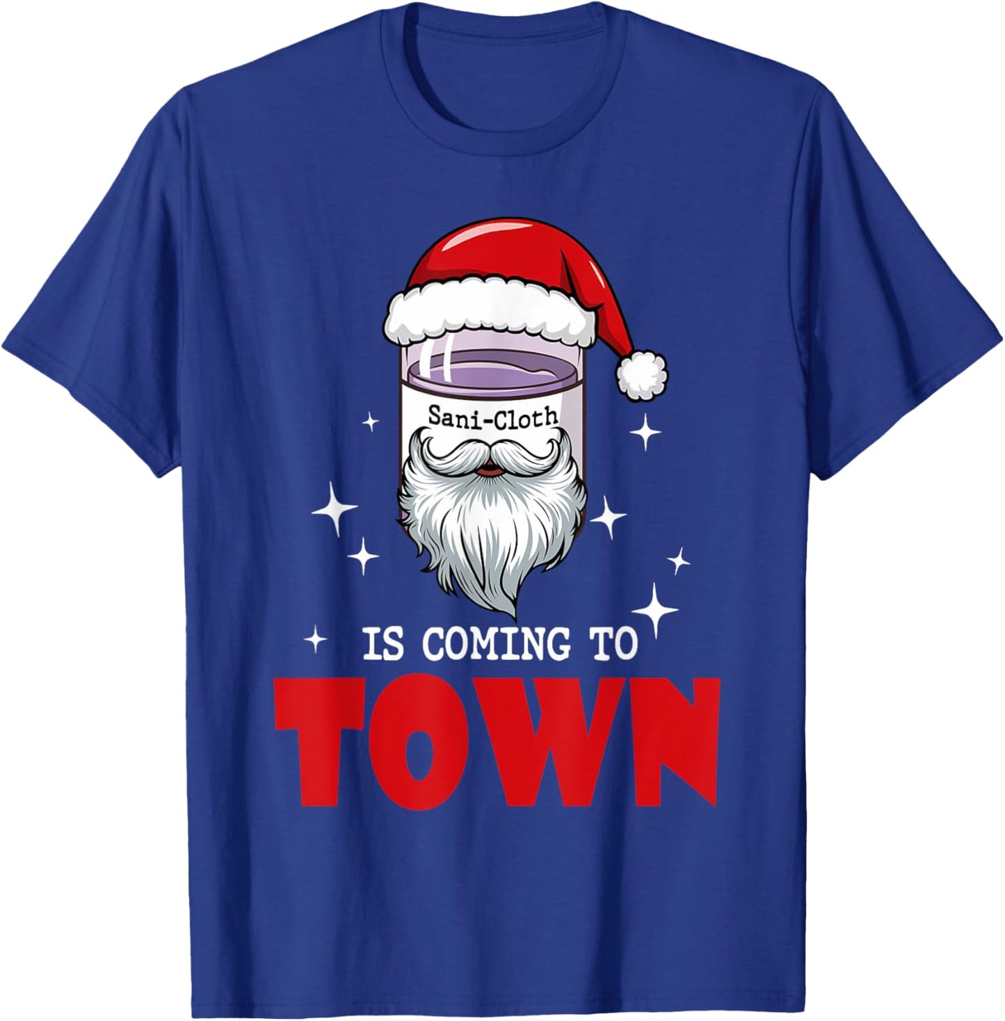 Funny Christmas Nurse Aide Rn Aid Tech Medical Assistant T-Shirt - T-Shirt | Royal