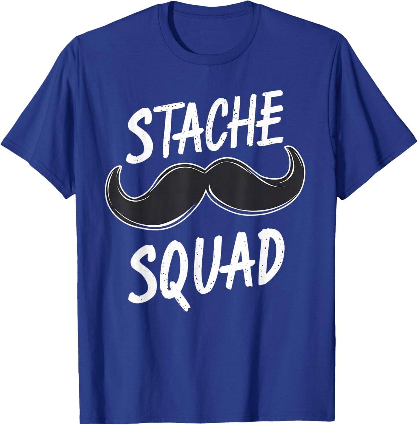 Stache Squad Mustache Group Costume T-Shirt - T-Shirt | Royal