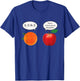 Mandarin Apple Chinese English Pun Funny Language Design T-Shirt - T-Shirt | Royal