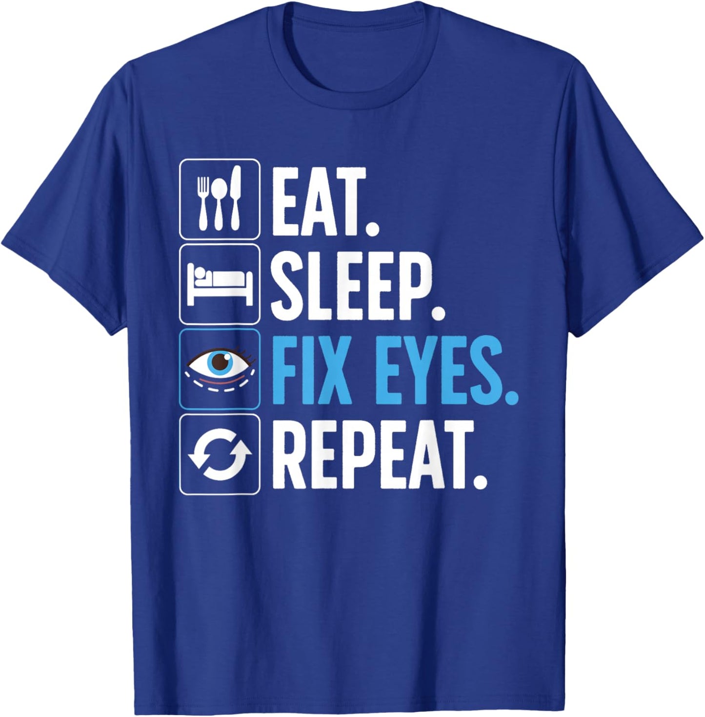Eye Surgeon Art Women Eye Doctor Ophthalmologist T-Shirt - T-Shirt | Royal