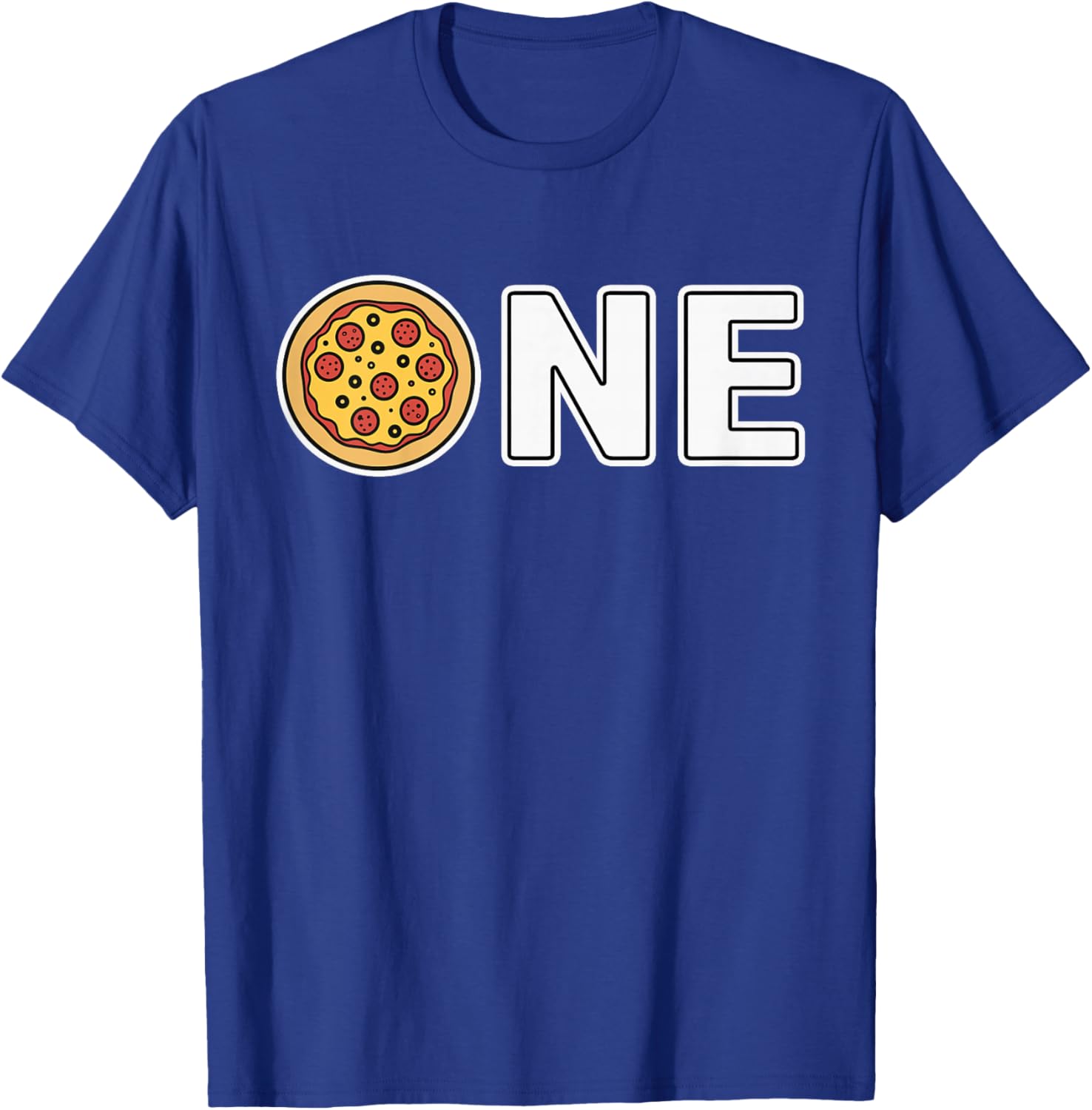 Kids Birthday Boy Outfit 1 Year, Girls 1st Birthday Pizza One T-Shirt - T-Shirt | Royal