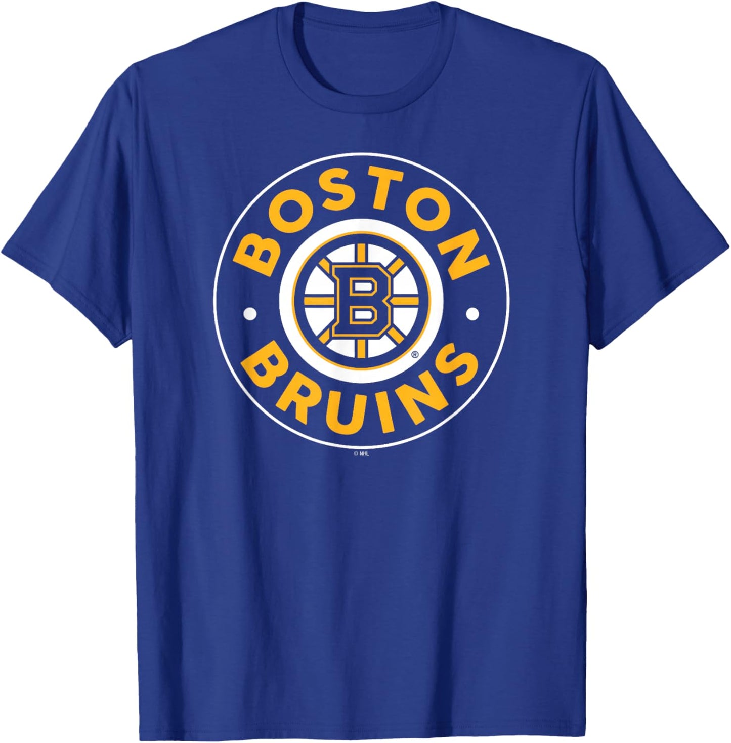 Boston Bruins Symbol Black Officially Licensed T-Shirt - T-Shirt | Royal