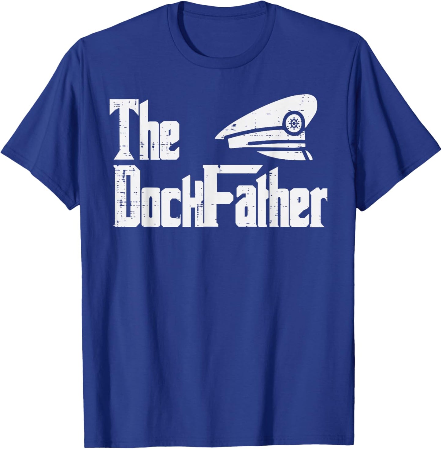 The Dock Father Fun Boat Captain Parody Dad Papa Grandpa Men T-Shirt - T-Shirt | Royal