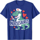 Nursesaurus Funny Dinosaur Nurse Gifts for RN CNA LPN Women T-Shirt - T-Shirt | Royal