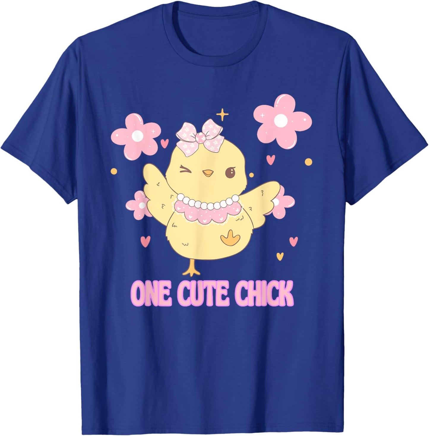One Cute Chick - Funny Easter Chick for Kids T-Shirt - T-Shirt | Royal