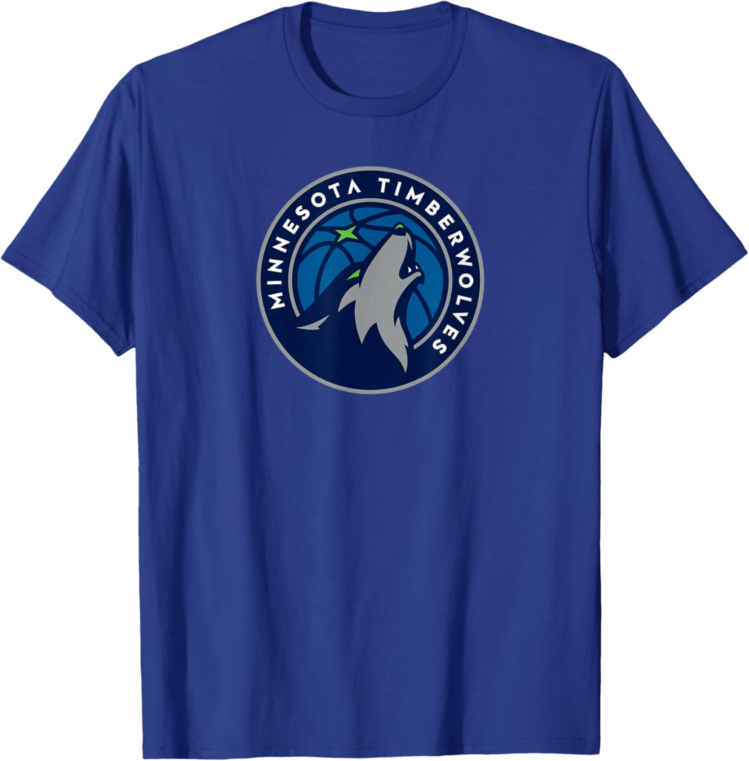 NBA Minnesota Timberwolves Offizielles Lizenzprodukt T-Shirt - T-Shirt | Royal