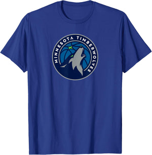NBA Minnesota Timberwolves Offizielles Lizenzprodukt T-Shirt - T-Shirt | Royal