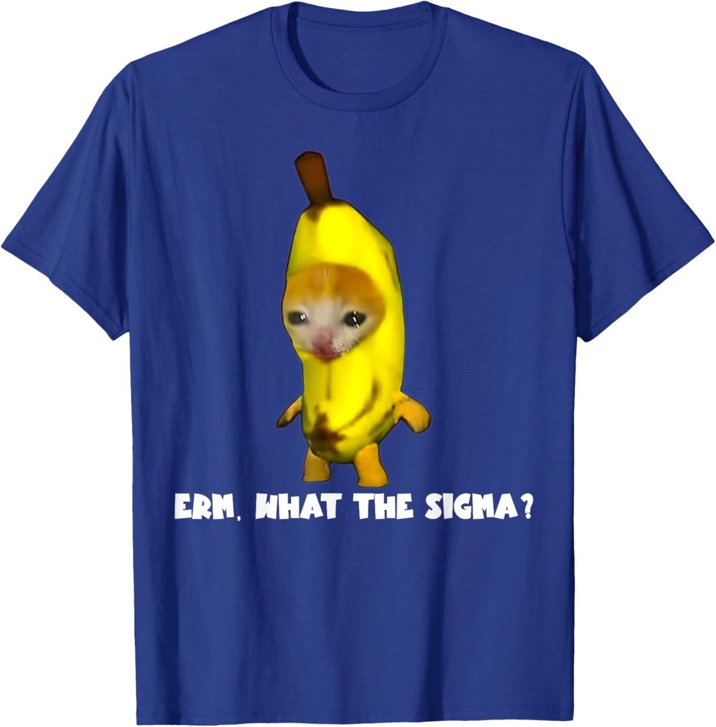 Sigma Banana Cat Costume Cat Meme Funny Memes Internet Memes Men Women T-Shirt - T-Shirt | Royal