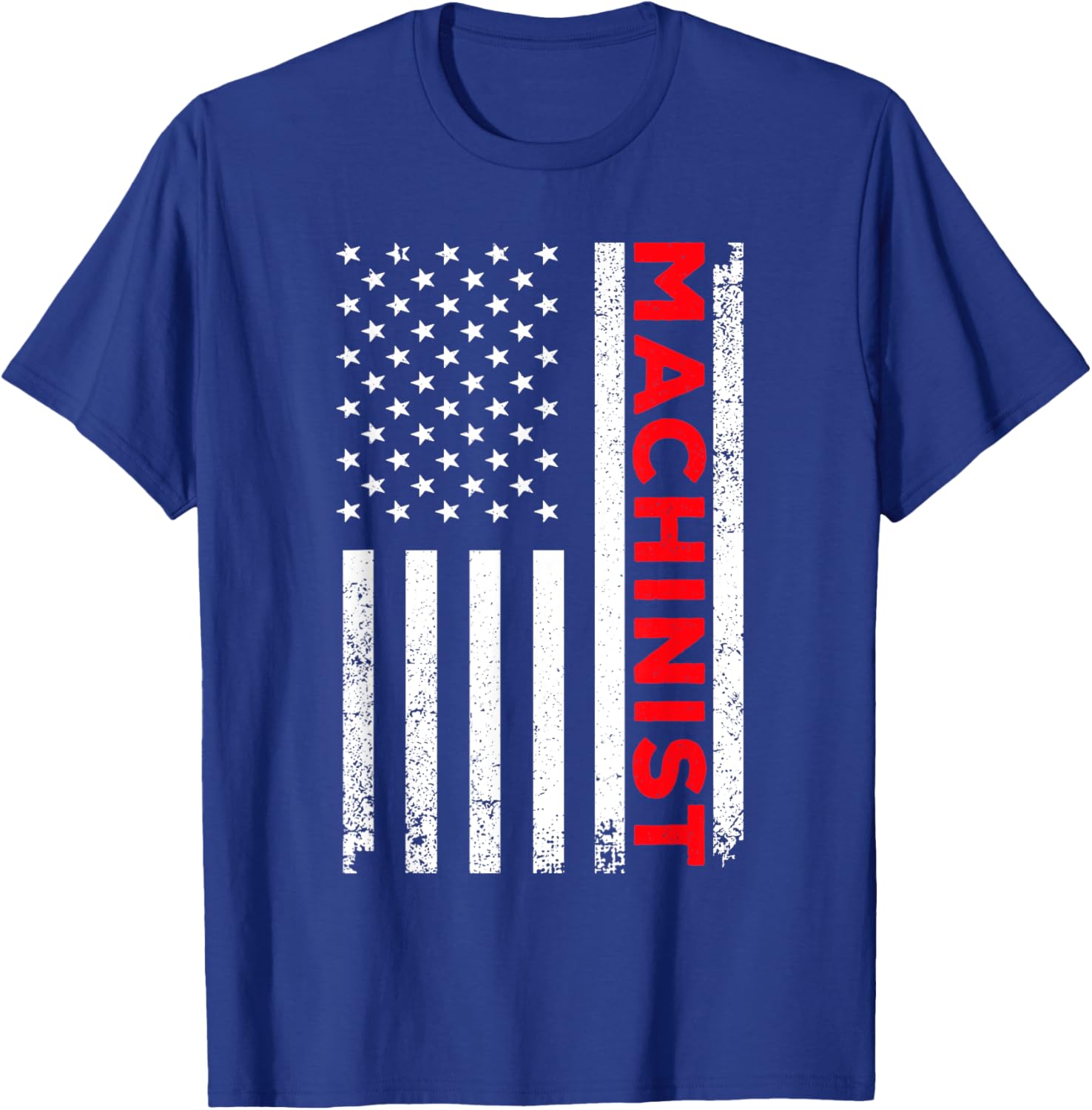 Machinist Art Dad Machine Operator CNC Machinist T-Shirt - T-Shirt | Royal