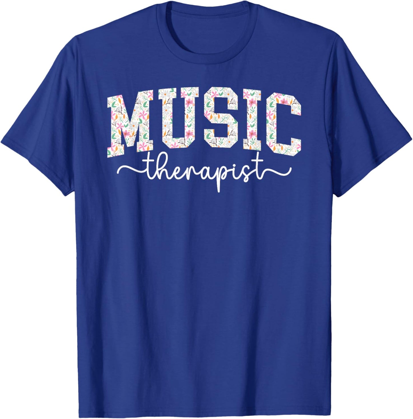 Music Therapist Boho Music Therapy Music Therapist T-Shirt - T-Shirt | Royal