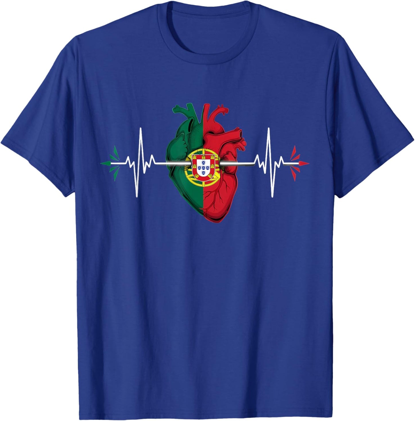 Portugal Flag Portuguese Roots Portuguese Pride Portugal T-Shirt - T-Shirt | Royal