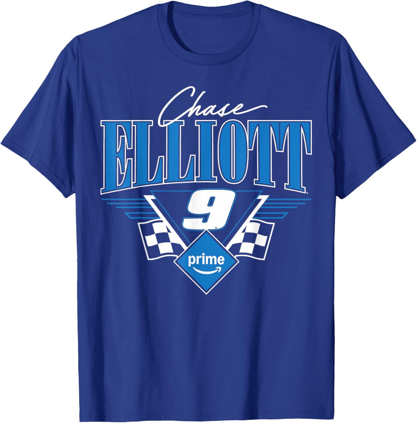 NASCAR - Chase Elliott #9 Prime Wings - Hendrick Motorsports T-Shirt - T-Shirt | Royal