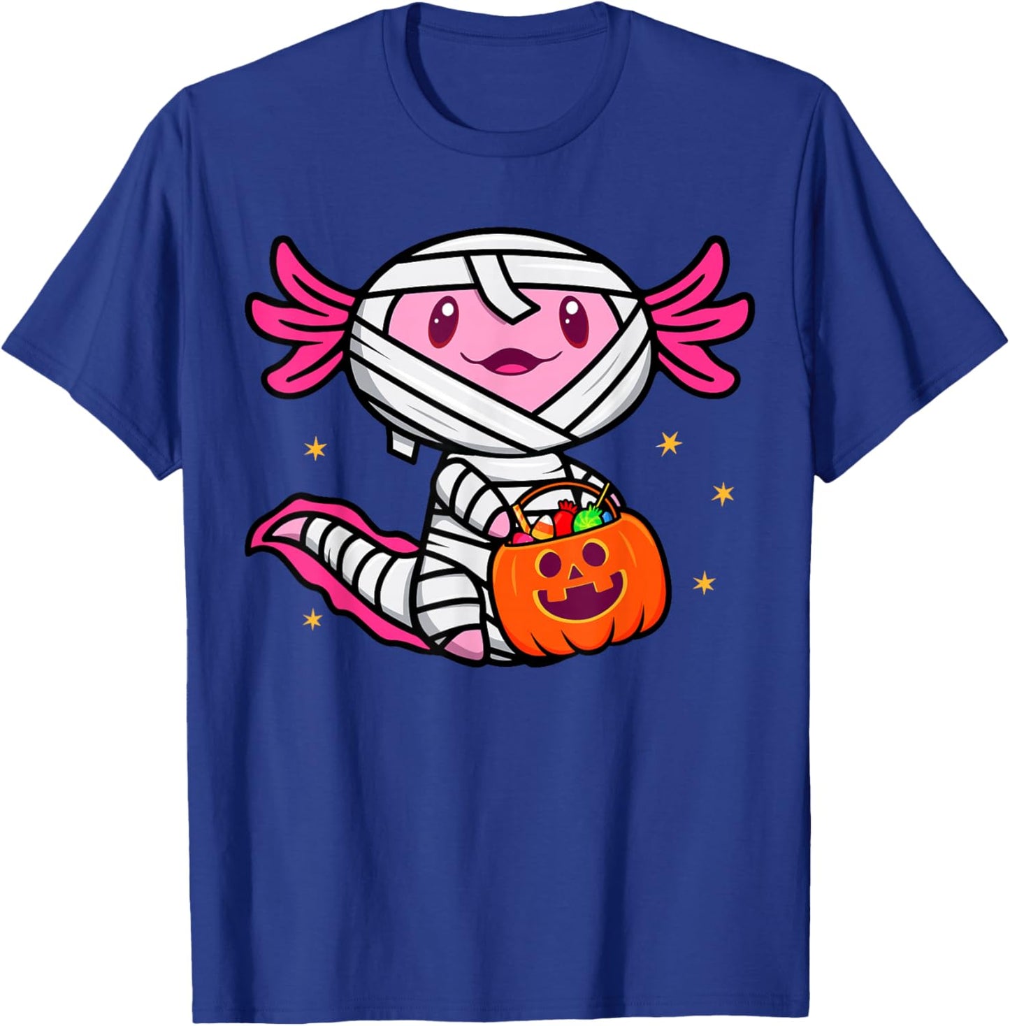 Cute Axolotl Halloween Costume Toddler Kids Boys & Girls T-Shirt - T-Shirt | Royal