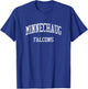 Minnechaug High School HS Wilbraham MA Vintage Sports T-Shirt - T-Shirt | Royal