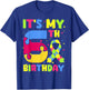 It's My 6th Birthday Autism Awareness 6 Years Old T-Shirt - T-Shirt | Royal