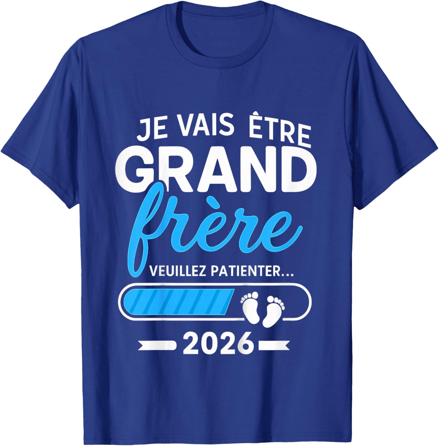 Kid I Will Be Big Brother 2026 Boy Future Big Brother Funny T-Shirt - T-Shirt | Royal