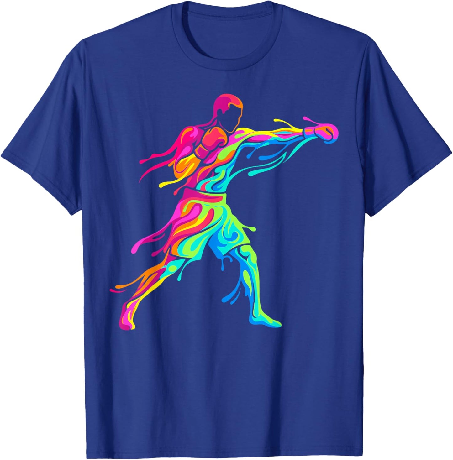 Men's Boxer Player Boxing T-Shirt - T-Shirt | Royal