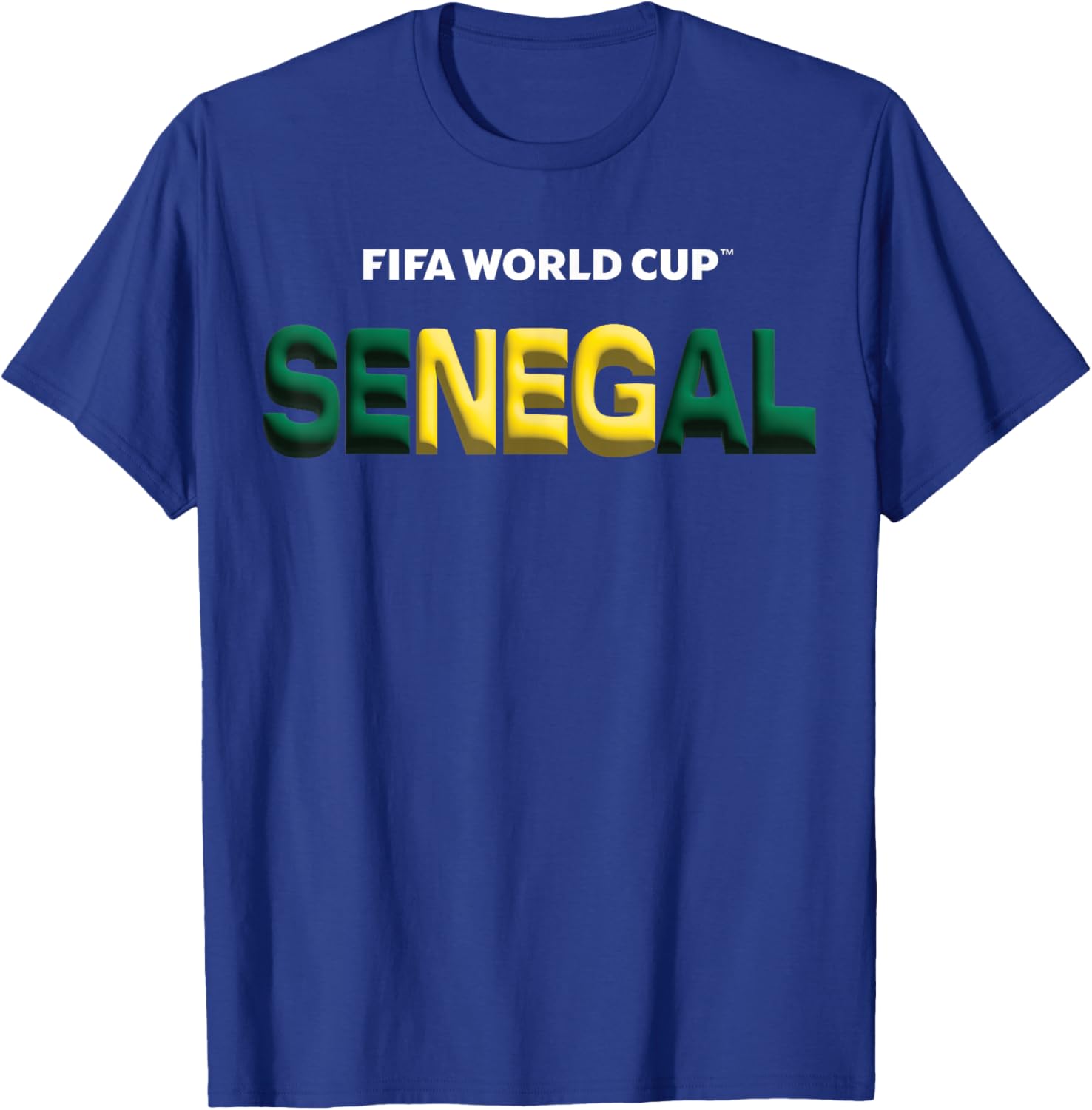 FIFA World CUP26 Senegal Bubble Color T-Shirt - T-Shirt | Royal