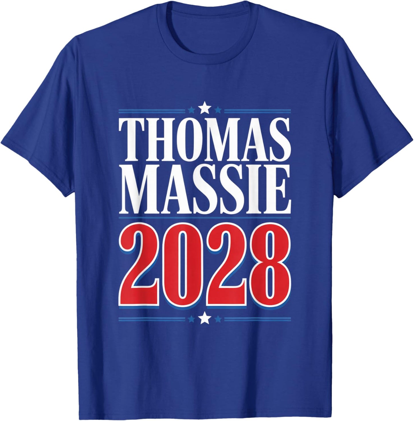 Ron Paul Thomas Massie Election 2028 President Men Women T-Shirt - T-Shirt | Royal