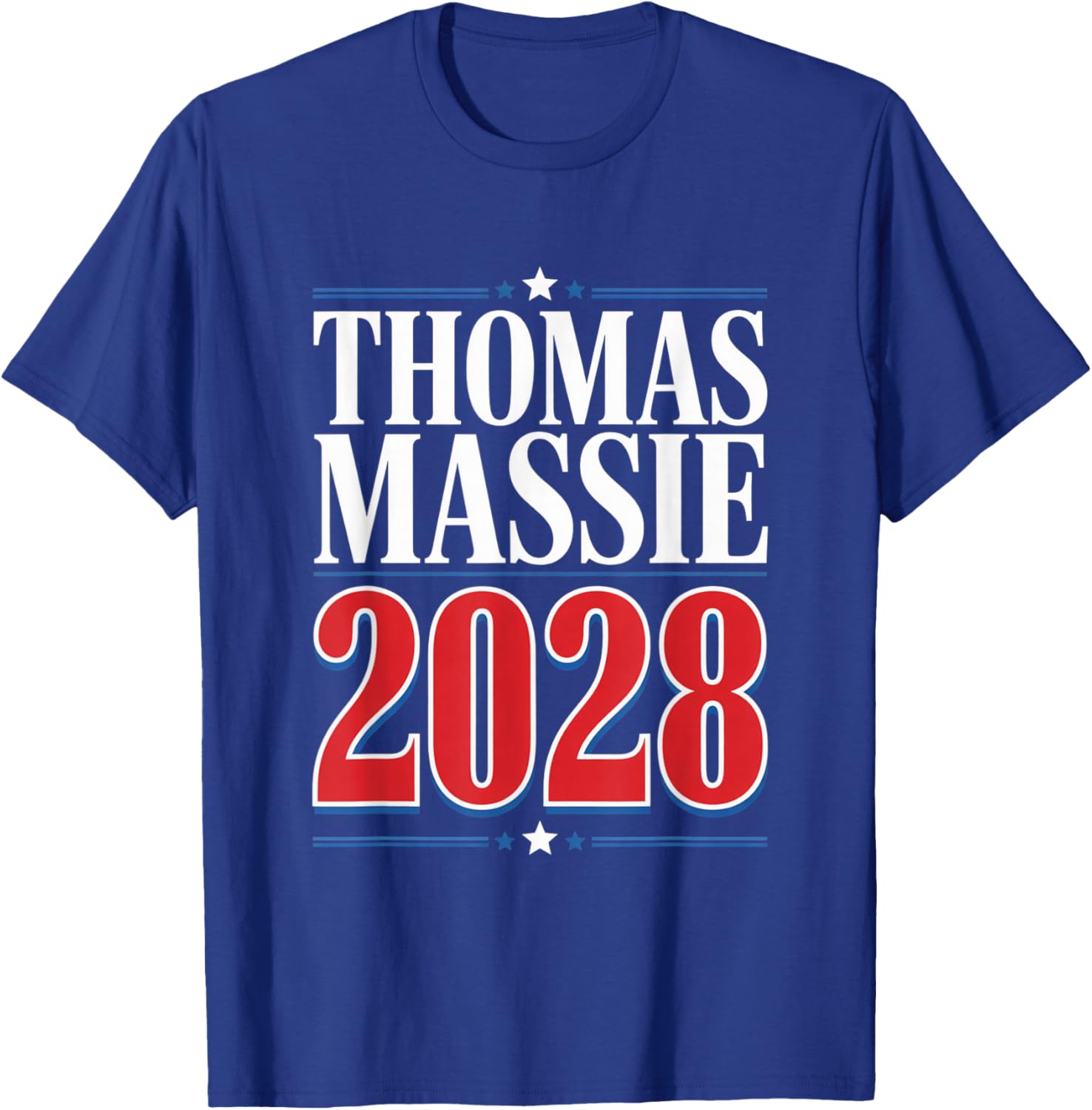 Ron Paul Thomas Massie Election 2028 President Men Women T-Shirt - T-Shirt | Royal