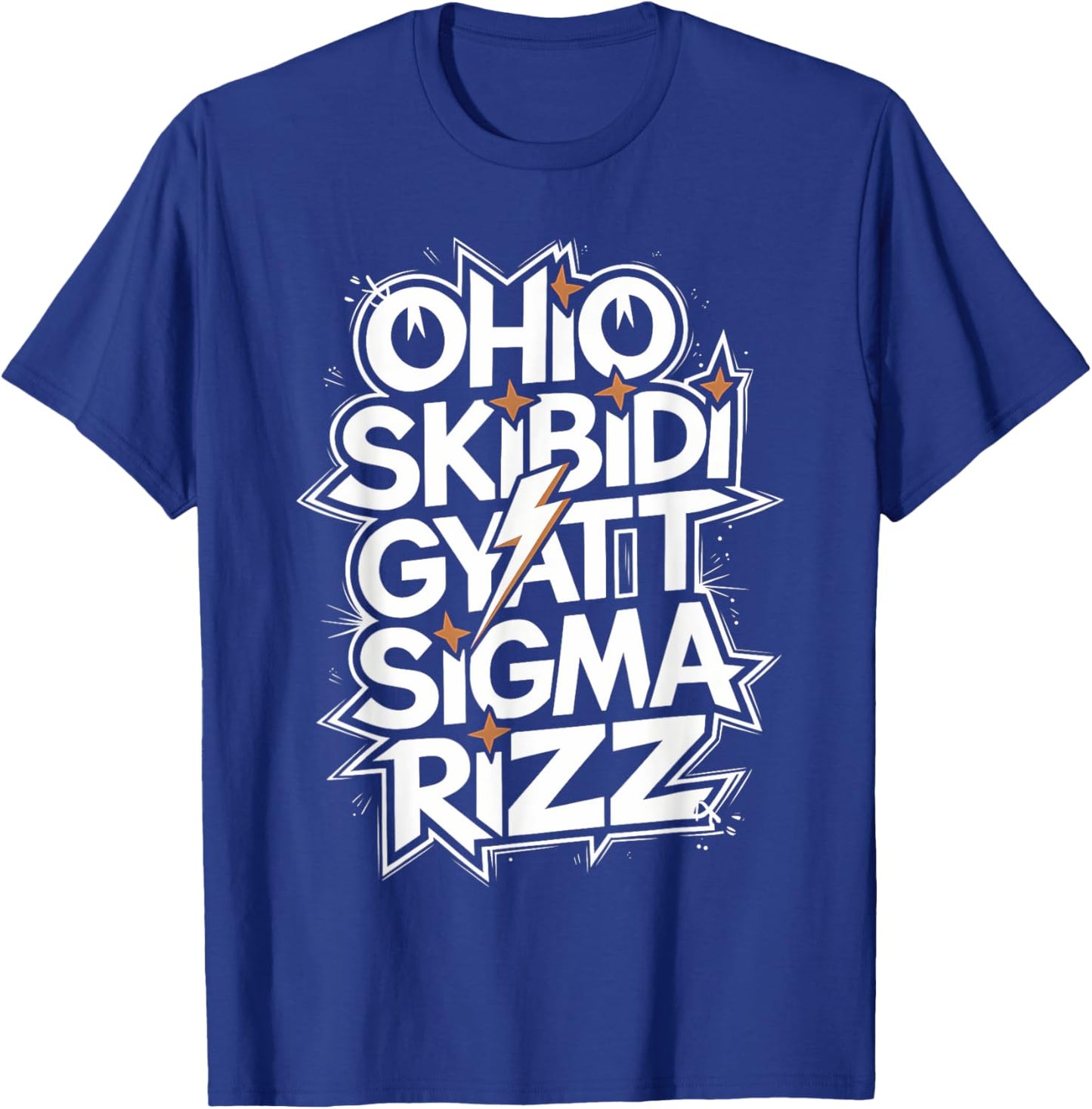 Ohio Skibidi Gyatt Sigma Rizz brainrot Funny Rizzler Meme T-Shirt - T-Shirt | Royal