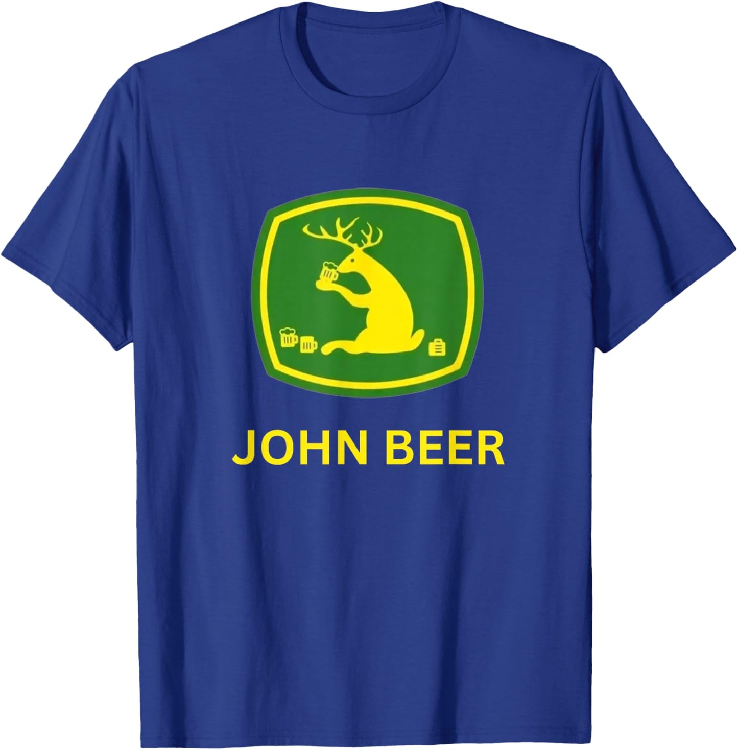 John Beer - Funny T-Shirt - T-Shirt | Royal