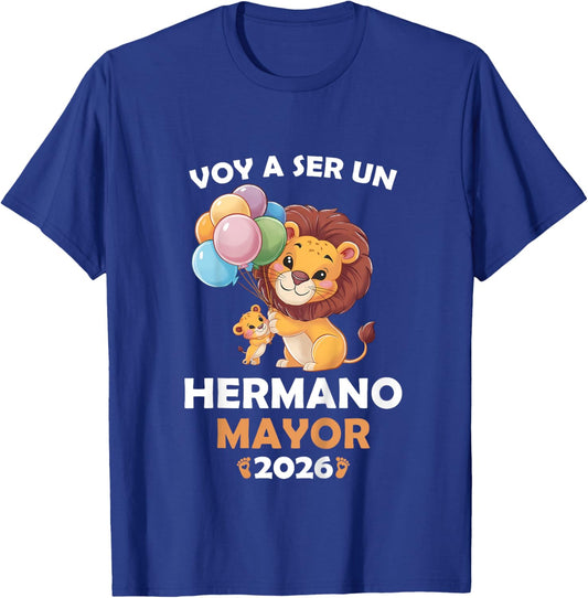 Kids Hermano Mayor 2026 Big Brother 2026 in Spanish T-Shirt - T-Shirt | Royal