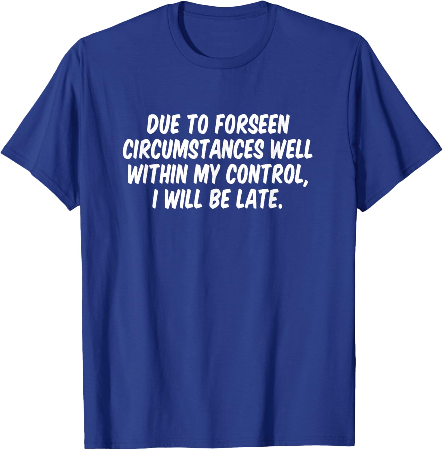 Control I Will T-Shirt - T-Shirt | Royal