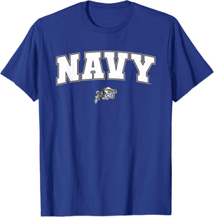 US Naval Academy Navy Midshipmen Arch Logo T-Shirt - T-Shirt | Royal